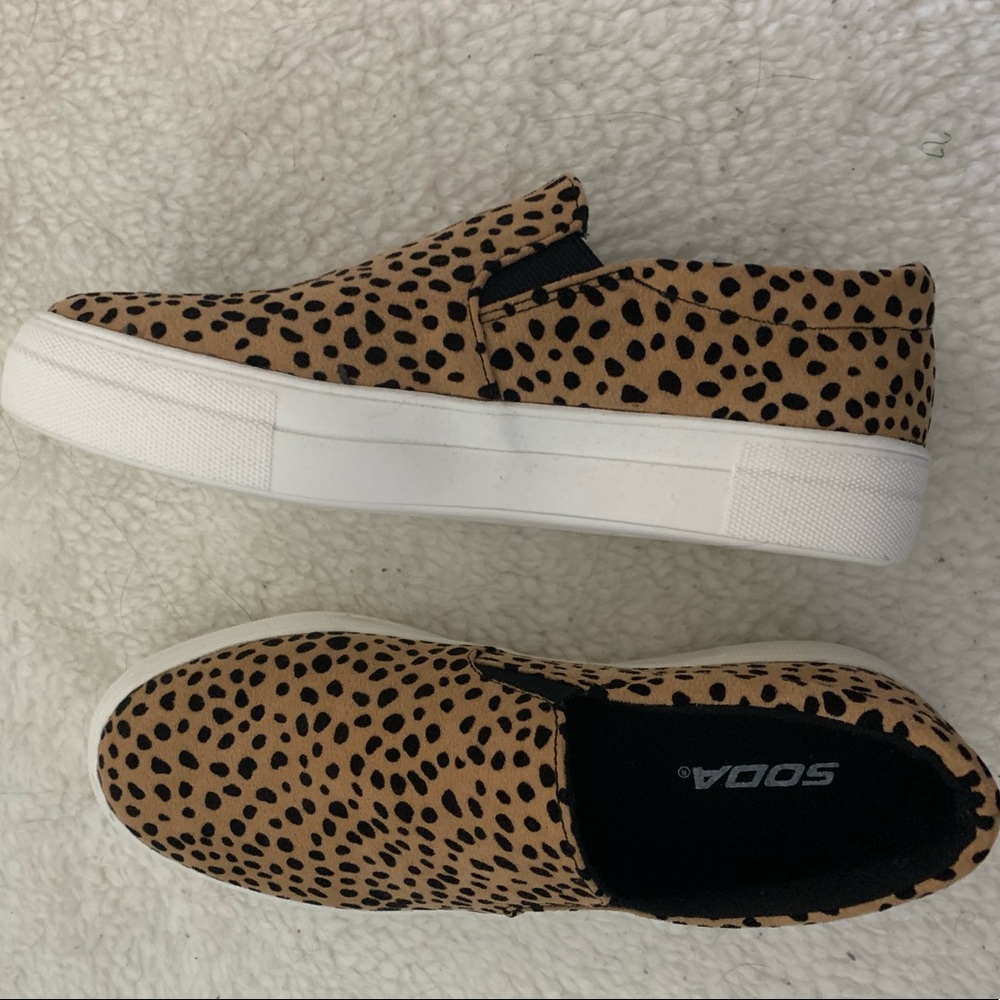 Cheetah print shoes
